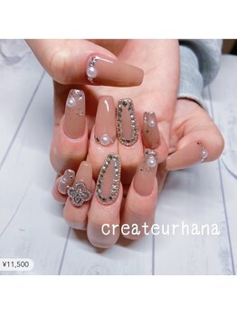 クレアトゥール 華/ワンホンネイル