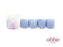 ネイルサロンアビー 北千住店(abbie)/梅雨ネイルフット ¥10406