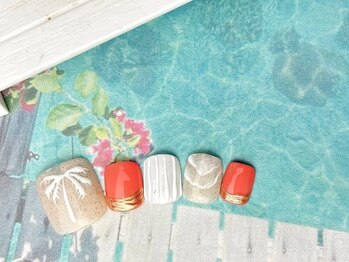 ネイルサロン&スクール ジーナ(GINA)/砂浜ネイル