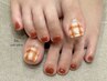 【自店オフ&フィルイン無料】FOOT◇親指2本アート¥7500