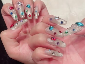 リンネイル 新大久保店(Rin Nail)/#待ち込みデザインOK　#付け放題