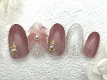 ビオトーププラス 浦和店(bio tope +)/ぷっくりフラワーネイル