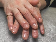 オムネイル 渋谷(HOMME NAIL)/クリアジェルネイル ¥4.400