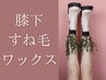 膝下(すね毛) ワックス脱毛【men's&ladies】