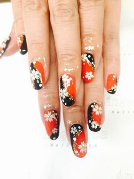 ネイルサロン アンジェリカ(Angelica)/No.37 和装ネイル