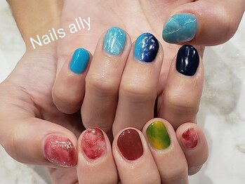 ネイルズアリー 立川店(Nails ally)/鬼滅イメージネイル