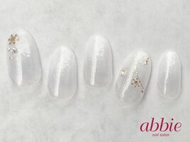 東口限定 ホワイトネイル ￥7700