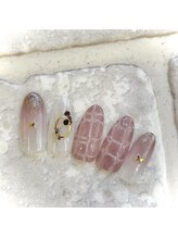 サロン ド リリー(Salon de Lily)/フェミニン クロコダイルネイル