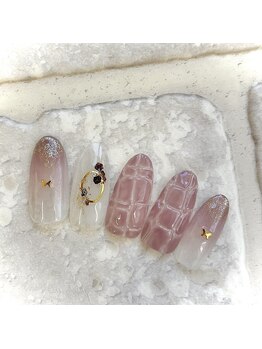 サロン ド リリー(Salon de Lily)/フェミニン クロコダイルネイル