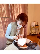 アンフルール(An Fleur)/まつげパーマ施術中♪