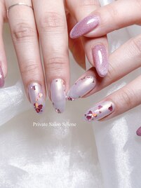 バレンタイン/ハートネイル/春