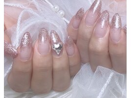 ラメグラデーション/桜ピンク