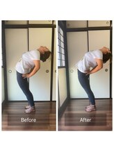 ミントのかべの整体院/施術ビフォーアフター