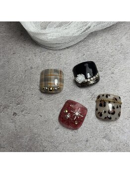 アース 新瑞橋店(HAIR & MAKE EARTH)/フット親指デザイン