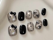 フローラ(FLORA)/hello kittyネイル