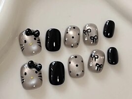 hello kittyネイル