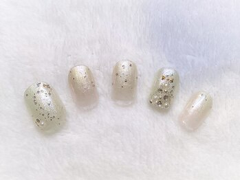 オングレース 横浜タカシマヤ店/【ハンド】爪を削らないジェル