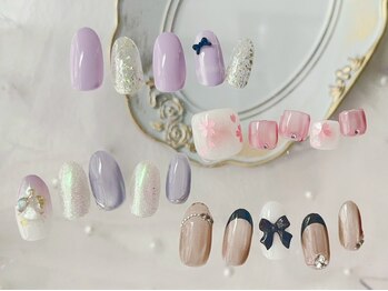 ラウレア(Laule'a)の写真/韓国風ネイルやワンホンネイルなど可愛いデザインたくさん！フットも定額大人気♪