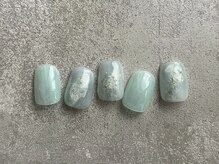 パラジェル認定サロン・フィルイン 【pinqa (ピンカ)】 清澄白河/インクアート/もやもや/ブルー