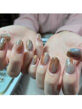 プリュネ(Prune)/ブルー/ブラウン/オレンジ