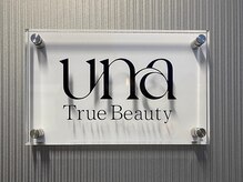 ウナ 福岡店(UNA)/お店の看板