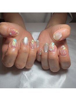 リレア(ReLea)/シャボン玉ネイル