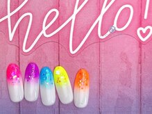 ネイルサロン&スクール ジーナ(GINA)/ネオンカラーグラデーション