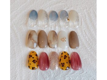 ネイルサロン エムズ(Nail Salon M's)の写真/パラジェル導入店!地爪を労わりながらネイルを楽しめる♪ギャラクシーネイル導入[お写真:¥7300コース]