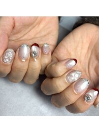 12月大人上品クリスマスネイル