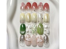 街のネイル屋さんの雰囲気（6月限定アートサンプル￥5,400(税込)）