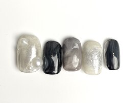 ブラック×シルバーニュアンス