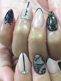 エスニック風ネイル