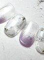ネイルハウス安气子 新丸ビル店&nbsp;優しい雰囲気のフラワーネイル☆