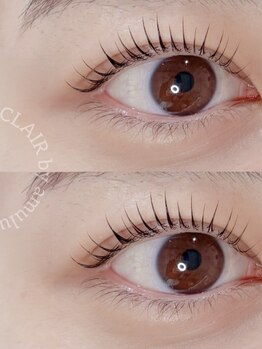 クレール バイ アミュール(CLAIR by.amulu)の写真/【次世代まつ毛パーマ◎パリジェンヌラッシュリフト】お目元の形に合わせて根元から立ち上げぱっちりEye♪