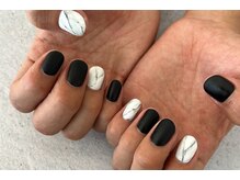 フランチェス(Frances)/大理石 × マットブラック