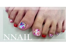エヌ ネイル(N NAIL)の雰囲気（フットネイルも♪）