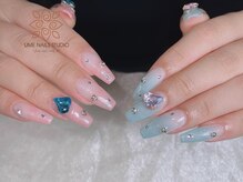 ウメネイルスタジオ(UME NAIL STUDIO)/ 長さだしやり放題×つけ放題