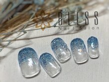 ネイルアンドアイラッシュ ブレス エスパル山形本店(BLESS)/キラキラ×３で気分も上々↑