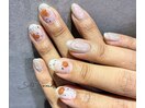 ダルメシアン×ニュアンスネイル