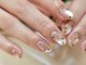 ブローチ(BRooCH)の写真/シンプルでも自分らしさを大切に♪派手すぎないこだわりの技ありネイルがあなたの手元でキラっと輝く☆