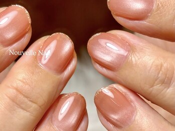 ヌーベルネイル(Nouvelle Nail)/マグネット×ラメライン