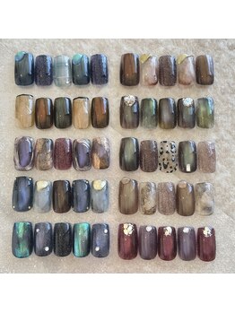 ケーネイルアトリエ もみじヶ丘店(K nail atelier)の写真/【完全定額制★持ち込みなし】K nail atelierならではのオリジナルデザインをご提案！オフケア込み☆