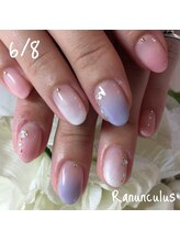 ラナンキュラス(Ranunculus)/爽やか Officeグラデ♪