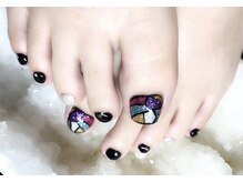 アグン(agung)/ステンドグラス風ネイル