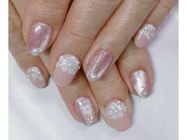 3Dフラワーネイル