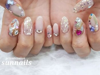サンネイルズ(sun nails)/ストーンネイル
