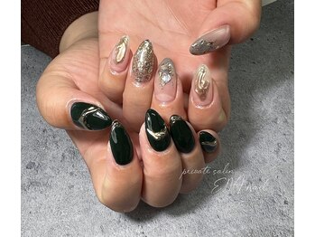 エナネイル(ENA nail)/アシンメトリーネイル