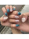 ぷっくりflowernail