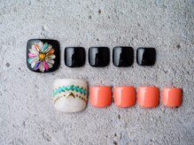 ジャミーラ(Jamila)/手描きアート＋ワンカラー