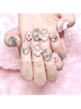 ファラウェイネイル(Faraway nail)/キラキラピンクネイル☆